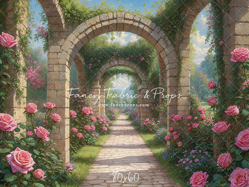 Arcadian Rose Gate - With Sweep Option