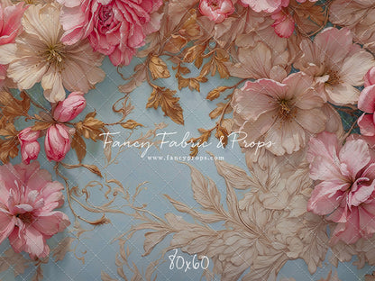 Blushing Petal Tapestry - Horizontal Only