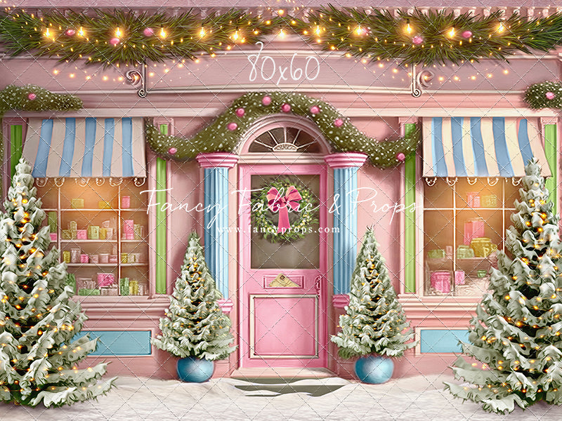 Frosty Sweet Shop - Pink & Blue - with Sweep Option