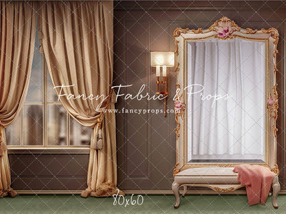 Glam Mirror - Green Floor - With Sweep Option