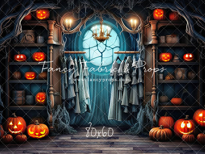 Haunted Wardrobe -Grey Floor - With Sweep Option