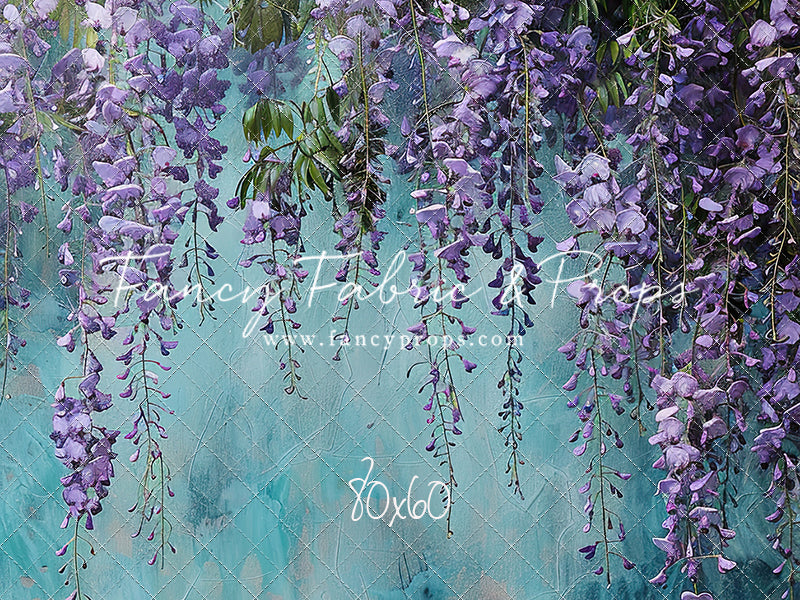 Painted Blue Wisteria