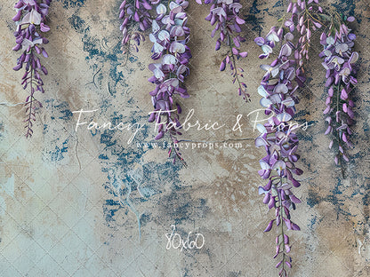 Painted Floral Lavender Wisteria