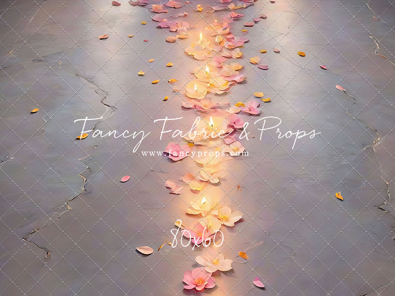Path of Petals Concrete Floor