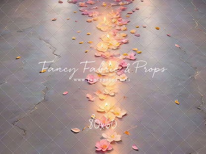 Path of Petals Concrete Floor