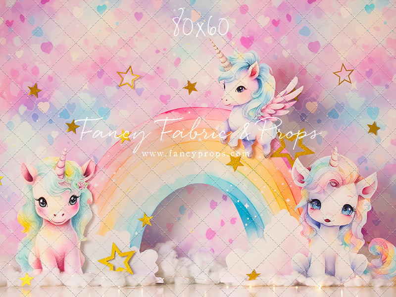Ghirlanda Unicorn Fantasy Ribbon Banner - Decorazione Compleanno Tema Unicorno