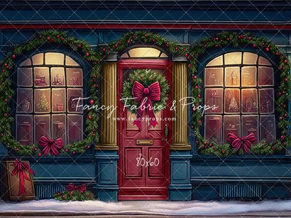 Wintertime Shop - Blue Shop - with Sweep Option