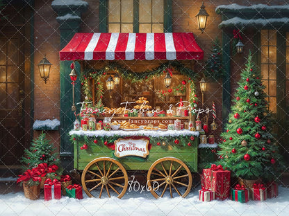Yuletide Treats Cart - With Sweep Option