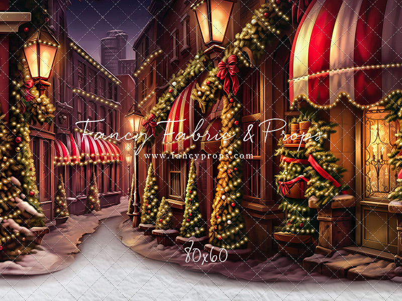 Crimson Christmas Shops - with Sweep Option