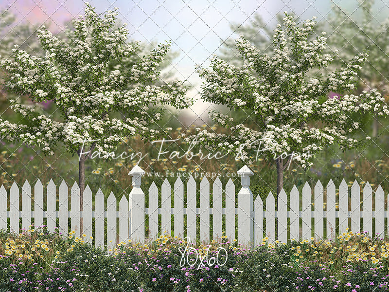 Country Spring Picket Fence