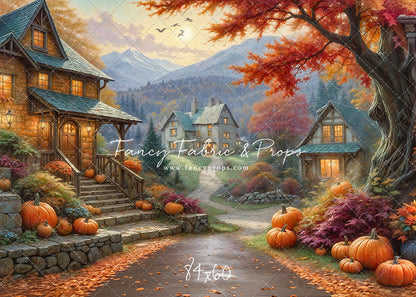 Autumn Village Vista - With Sweep Option