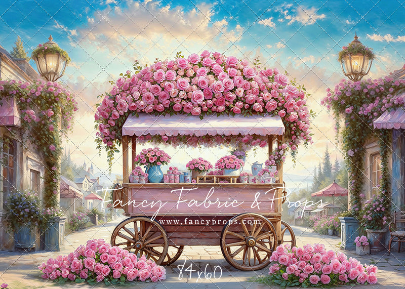 Blushing Bloom Cart - With Sweep Option