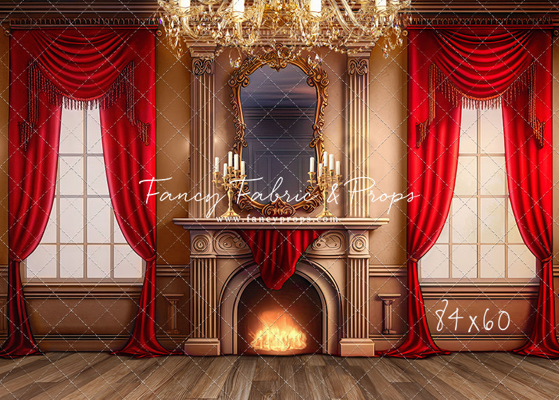 Cozy Up By The Fire - Wood Floor Option - with Sweep Option