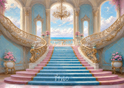 Enchanting Pastel Staircase - With Sweep Option