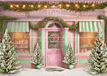 Frosty Sweet Shop - Pink & Green - with Sweep Option