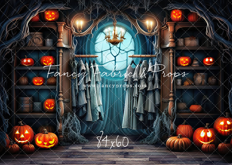 Haunted Wardrobe -Grey Floor - With Sweep Option