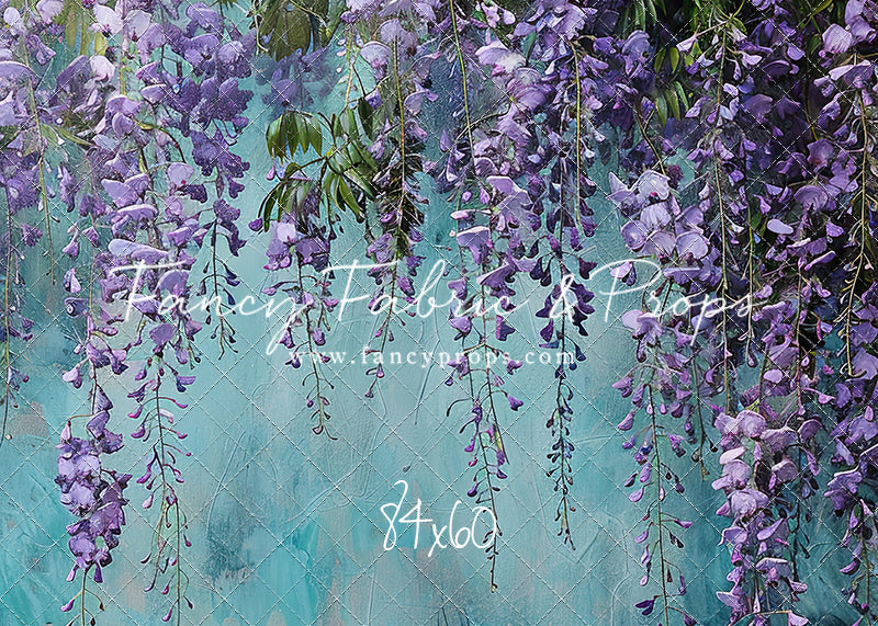 Painted Blue Wisteria