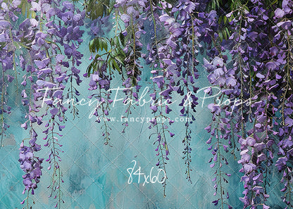 Painted Blue Wisteria