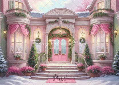 Rose Victorian Christmas - With Sweep Option