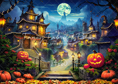 Spooky Town- With Lights - With Sweep Option