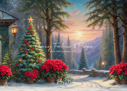 Sunset on Yuletide Lane - With Sweep Option