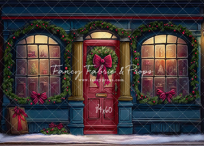 Wintertime Shop - Blue Shop - with Sweep Option