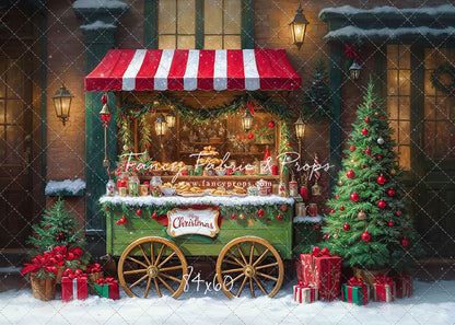 Yuletide Treats Cart - With Sweep Option