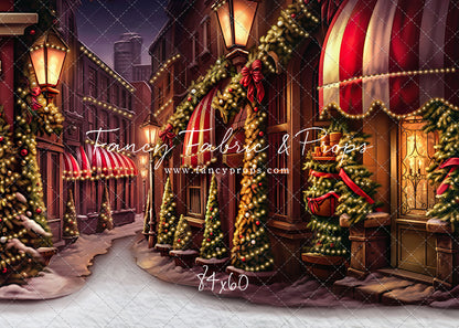 Crimson Christmas Shops - with Sweep Option