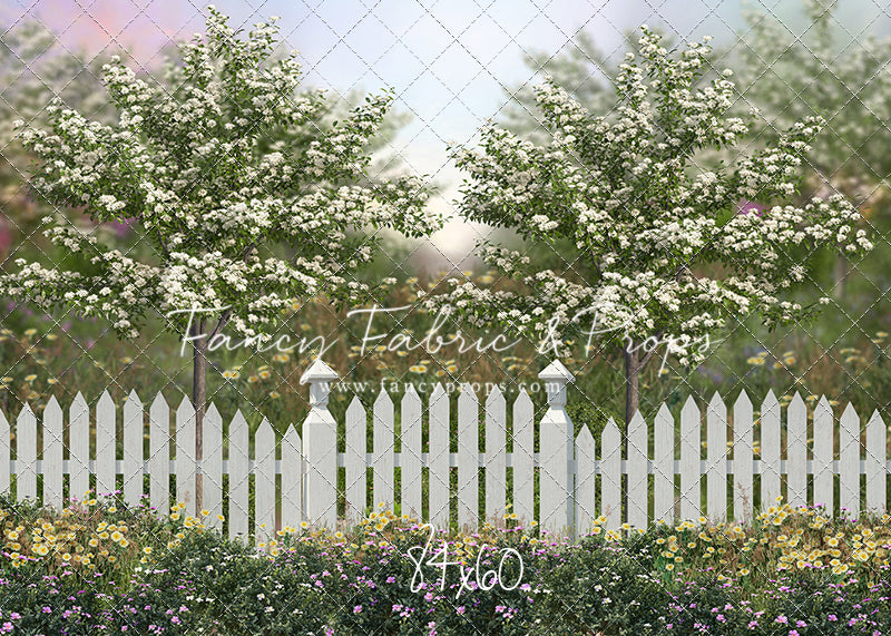 Country Spring Picket Fence