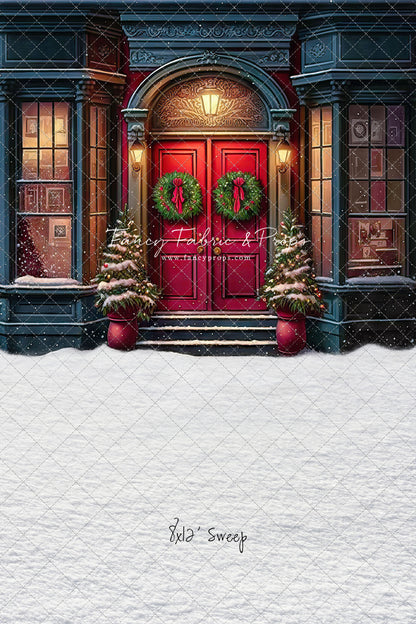 Heartfelt Holiday Home - Red Doors With Snow Floor Option - with Sweep Option