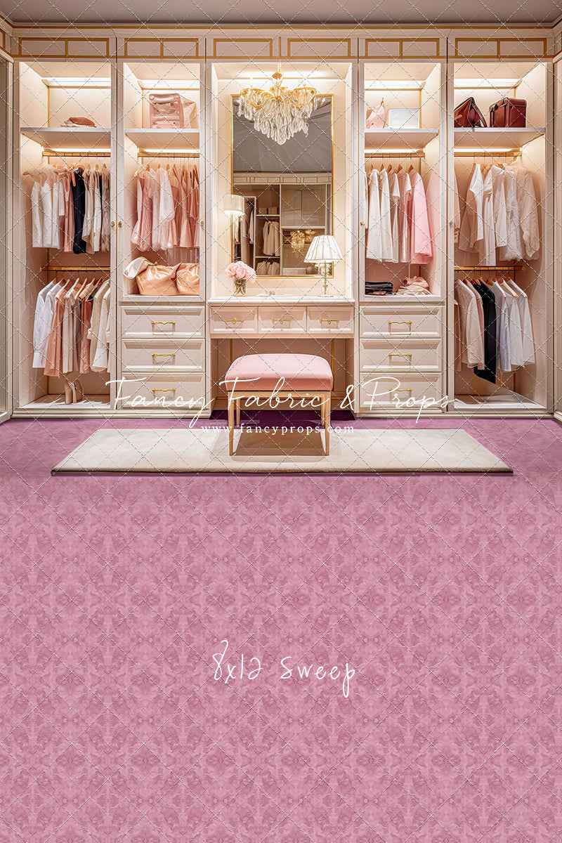 Boss Babe Closet - Pink Carpet - With Sweep Option