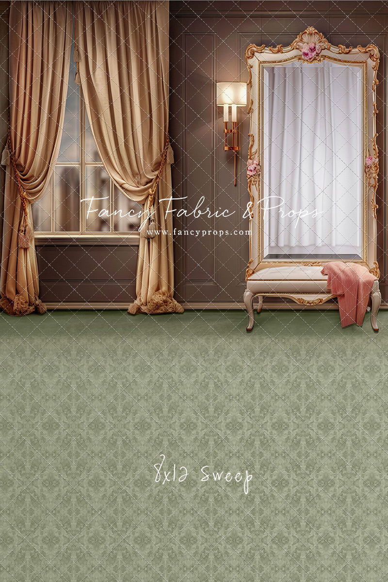 Glam Mirror - Green Floor - With Sweep Option