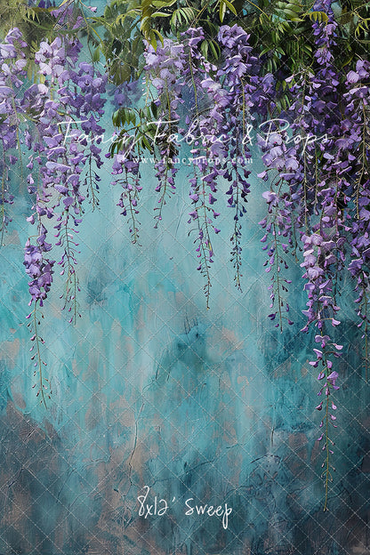 Painted Blue Wisteria