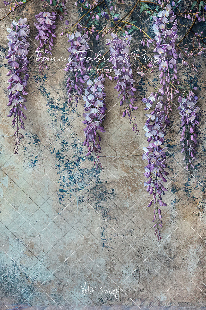 Painted Floral Lavender Wisteria