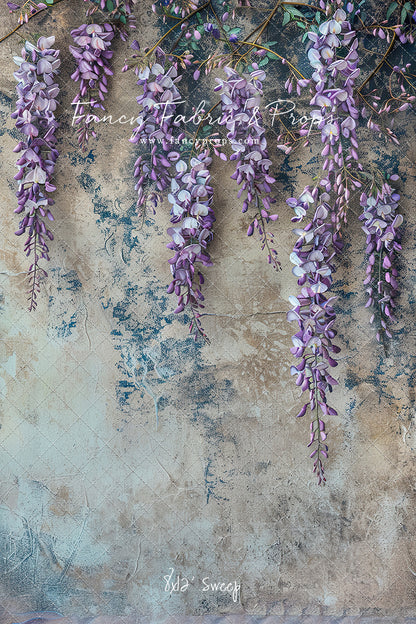 Painted Floral Lavender Wisteria