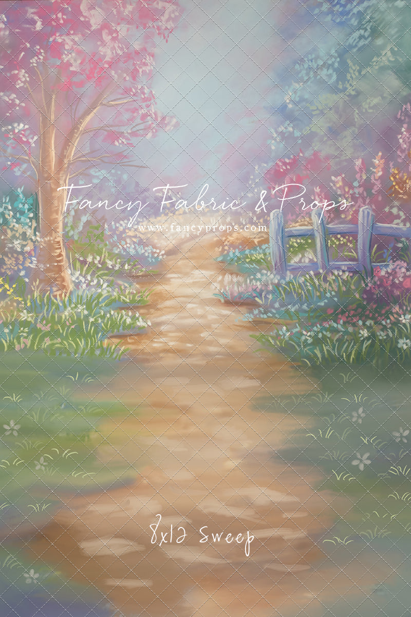 Pastel Garden Pathway - With Sweep Option