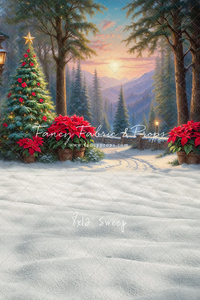 Sunset on Yuletide Lane - With Sweep Option