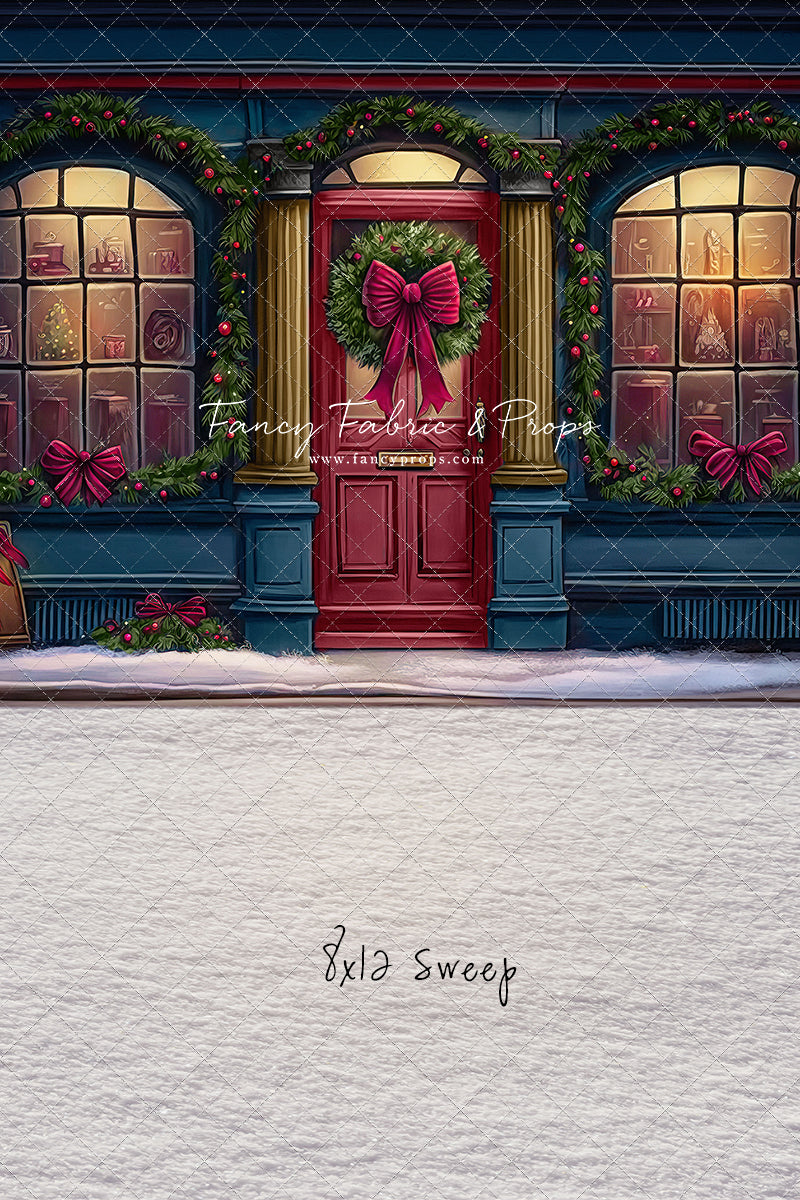 Wintertime Shop - Blue Shop - with Sweep Option