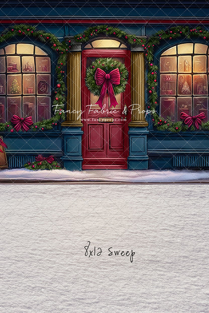 Wintertime Shop - Blue Shop - with Sweep Option