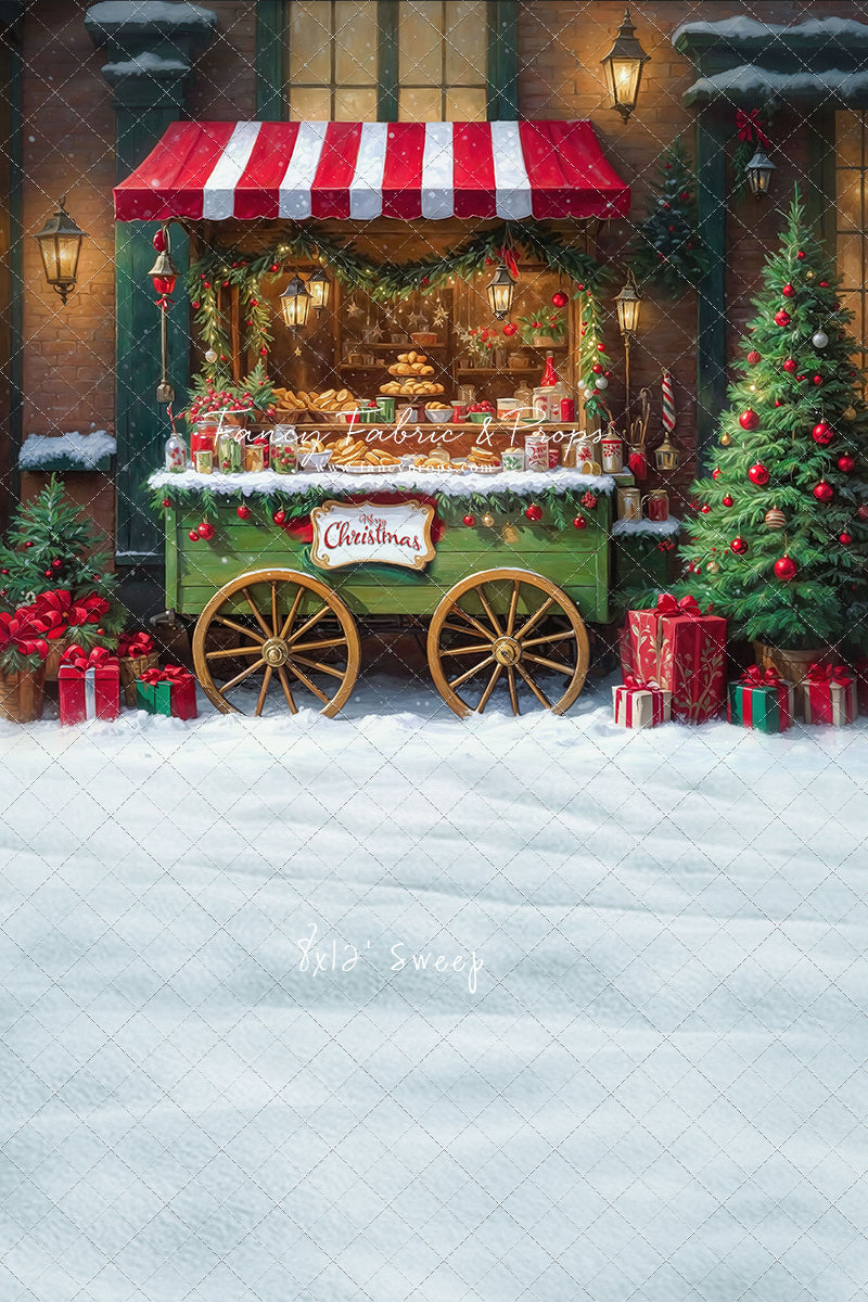 Yuletide Treats Cart - With Sweep Option