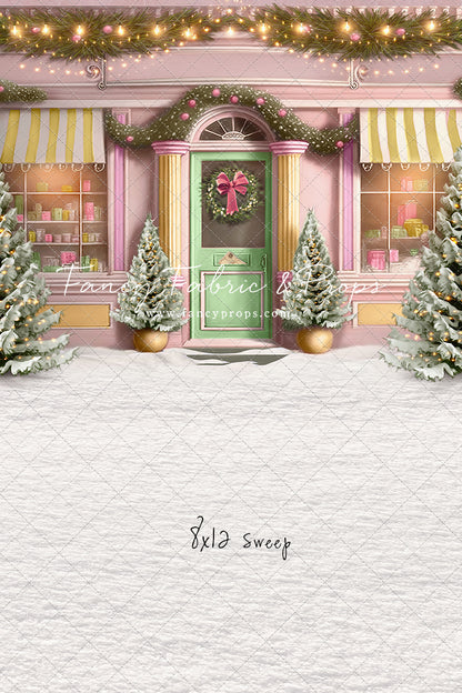 Frosty Sweet Shop - Green & Gold - with Sweep Option