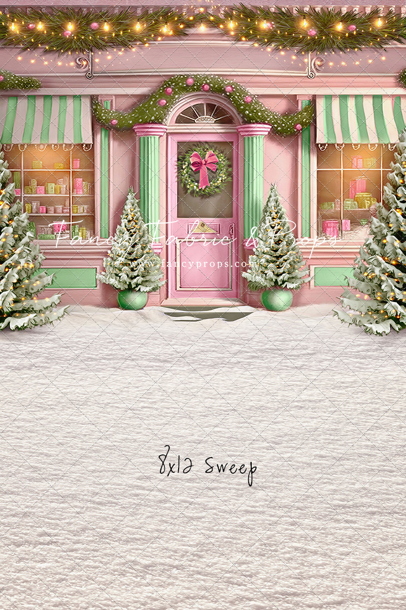 Frosty Sweet Shop - Pink & Green - with Sweep Option