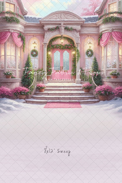Rose Victorian Christmas - With Sweep Option
