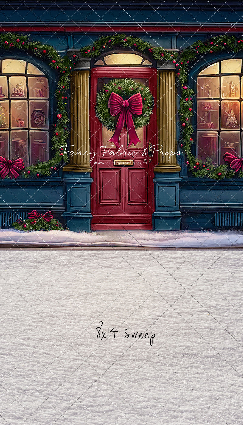 Wintertime Shop - Blue Shop - with Sweep Option