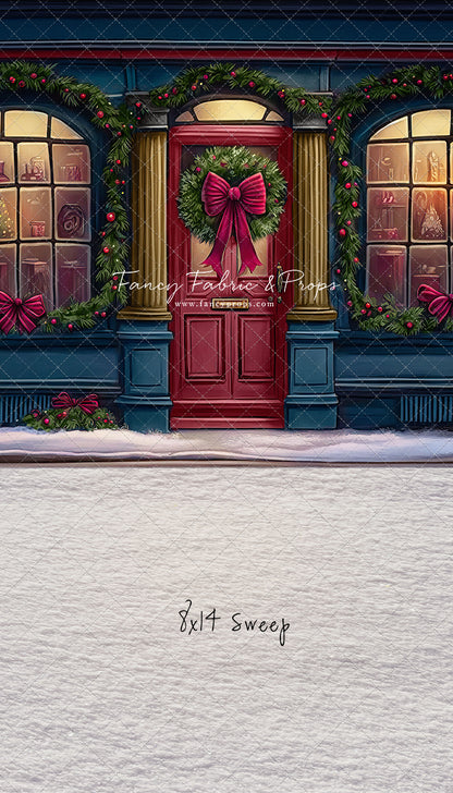 Wintertime Shop - Blue Shop - with Sweep Option