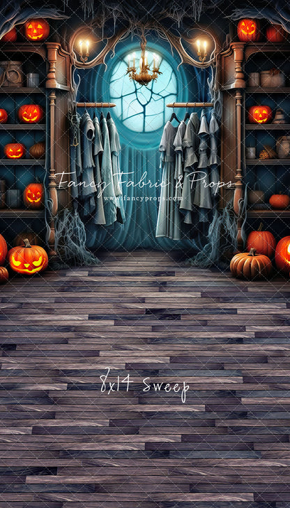 Haunted Wardrobe -Grey Floor - With Sweep Option