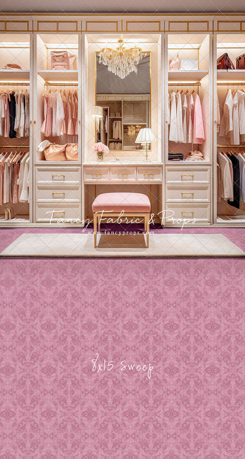 Boss Babe Closet - Pink Carpet - With Sweep Option