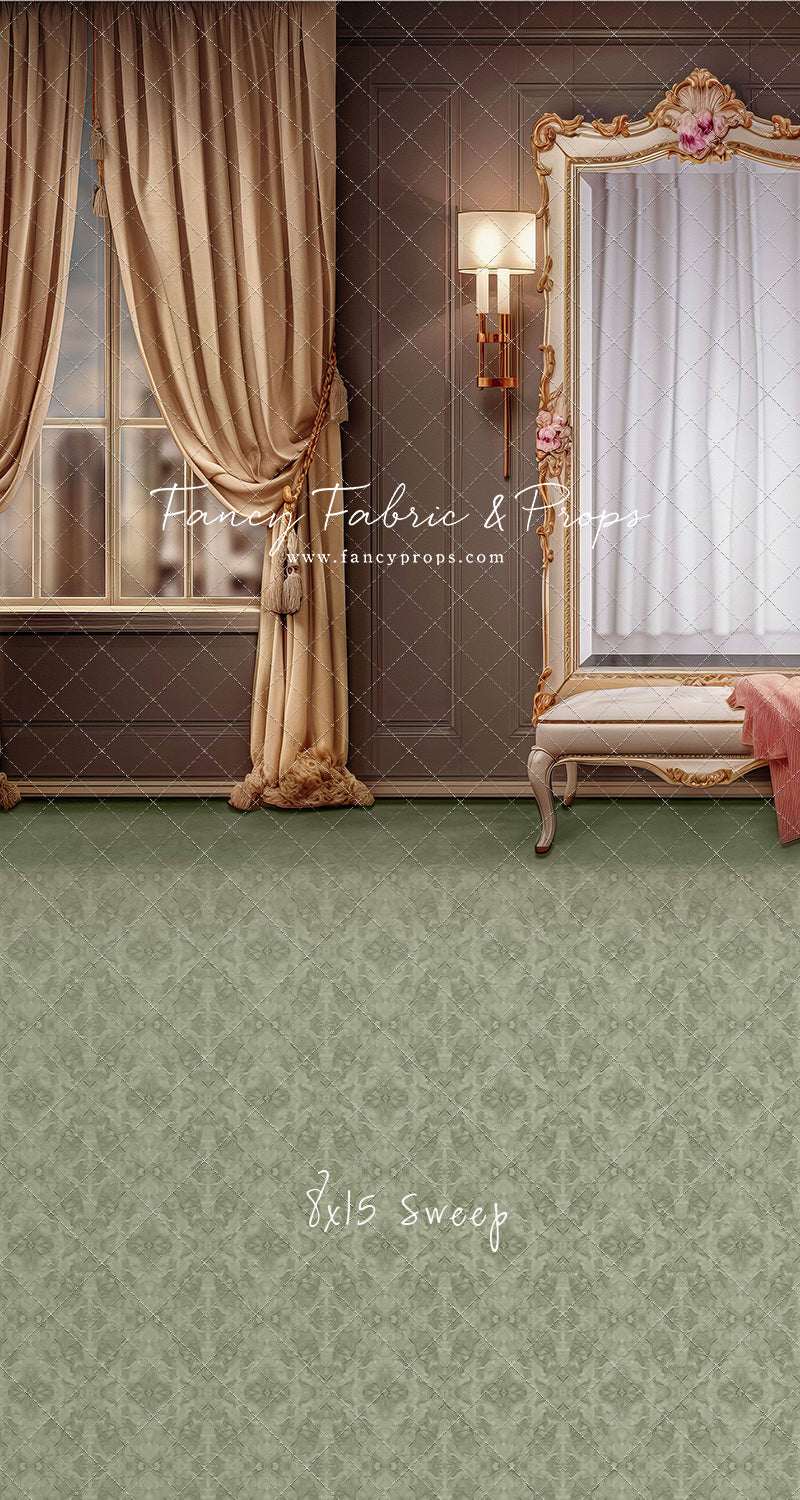 Glam Mirror - Green Floor - With Sweep Option