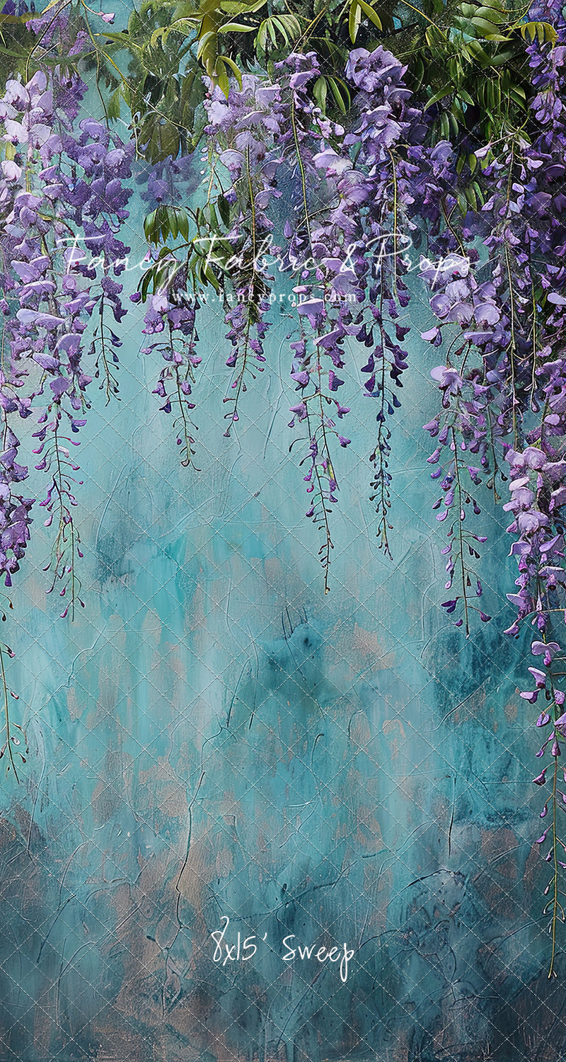 Painted Blue Wisteria