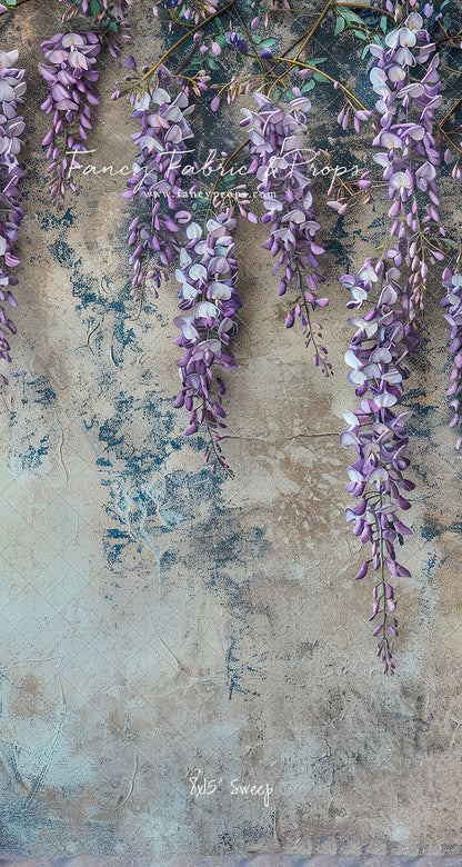 Painted Floral Lavender Wisteria